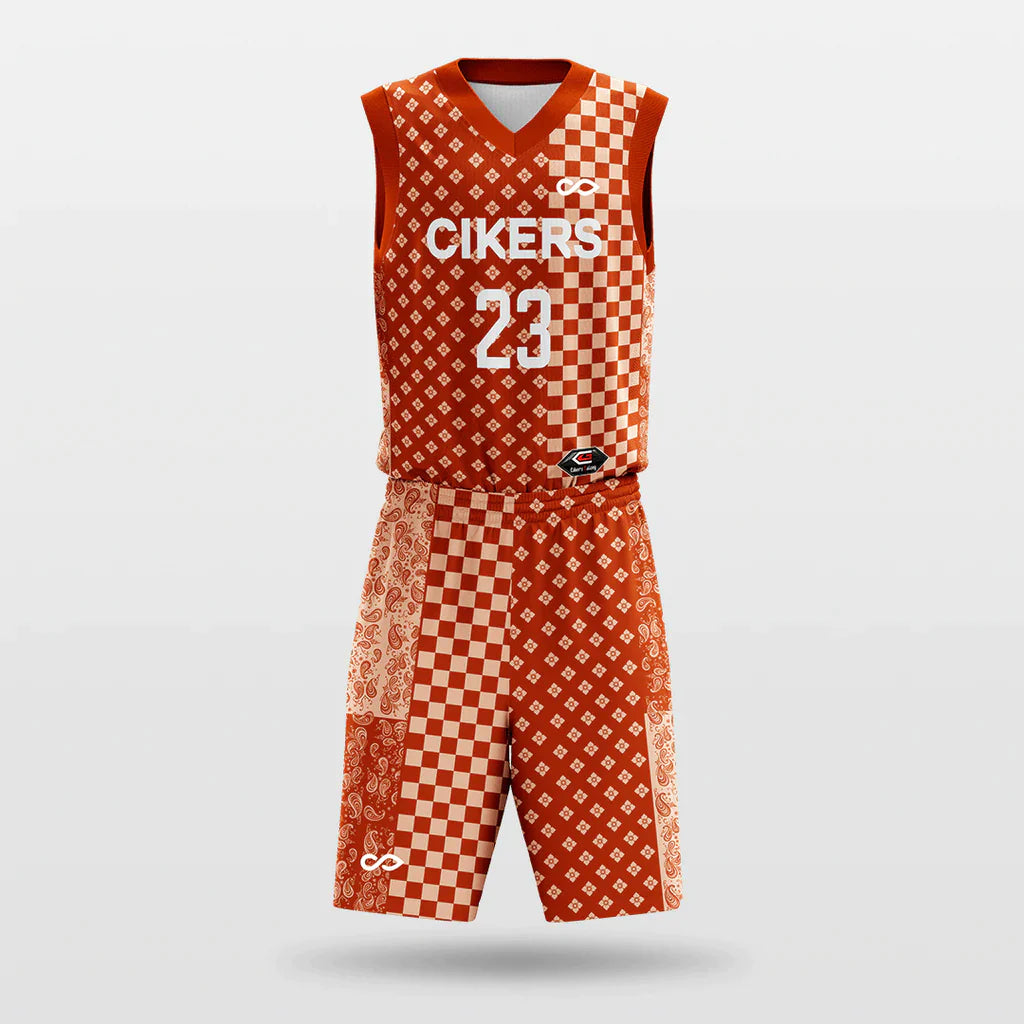 Cashew- Customized Sublimated Basketball Set