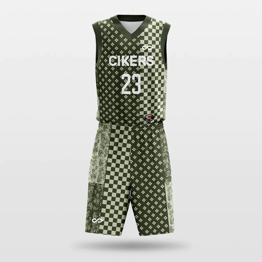Cashew- Customized Sublimated Basketball Set