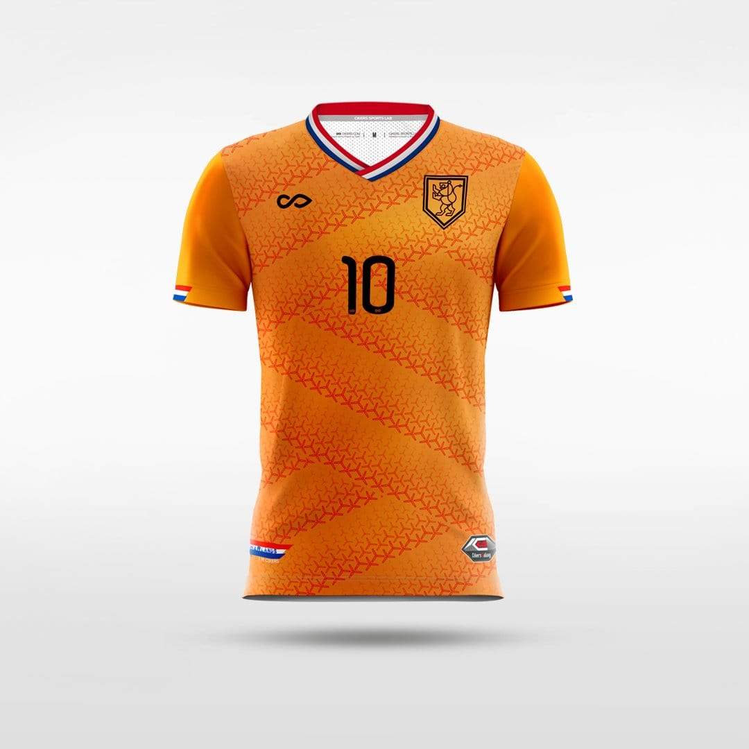 Team Netherlands - Customized Kid's Sublimated Football Jersey