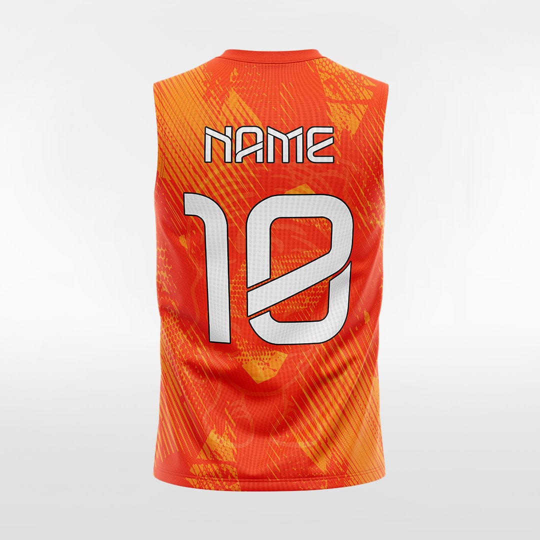 Tiger - Customized Men's Sublimated Sleeveless Football Jersey