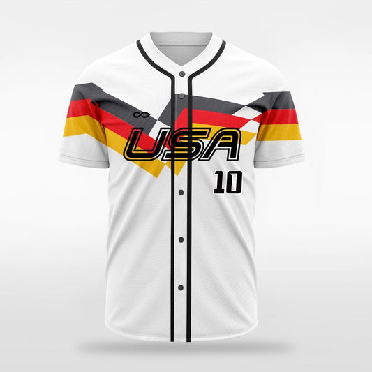 Kepler - Customized Men's Sublimated Full-Button Baseball Jersey