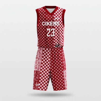 Cashew- Customized Sublimated Basketball Set