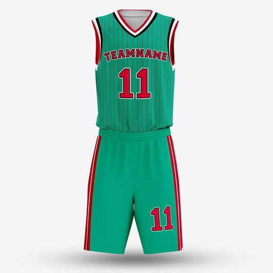 Left Auto - Customized  Sublimated Basketball Set