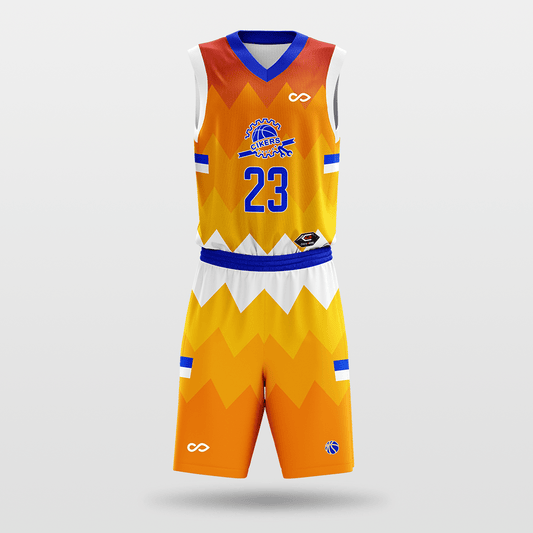 Alert- Customized Sublimated Basketball Set
