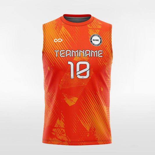 Tiger - Customized Men's Sublimated Sleeveless Football Jersey