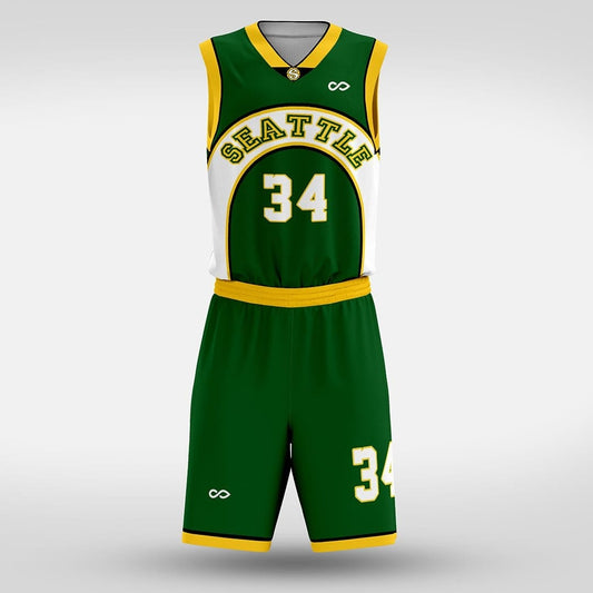 Avocado - Customized  Sublimated Basketball Set