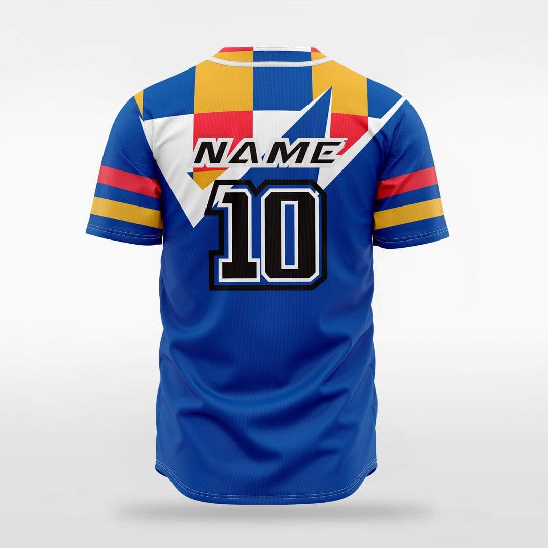 Rubik - Customized Men's Sublimated Full-Button Baseball Jersey