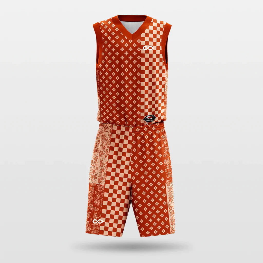 Cashew- Customized Sublimated Basketball Set