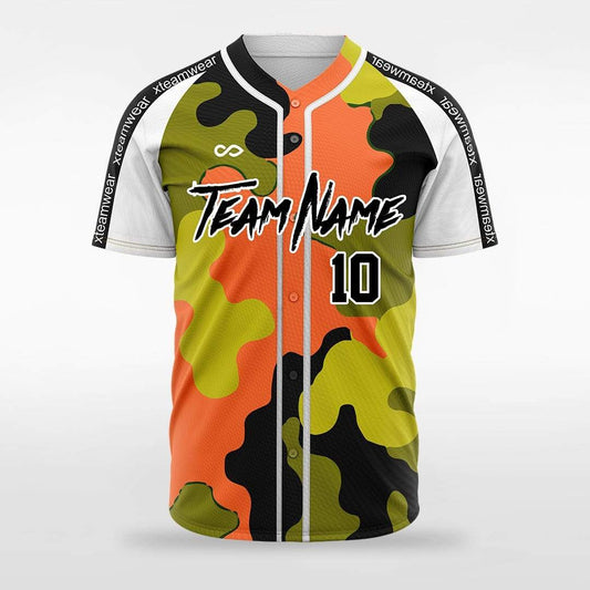 Ocha - Customized Men's Sublimated Full-Button Baseball Jersey
