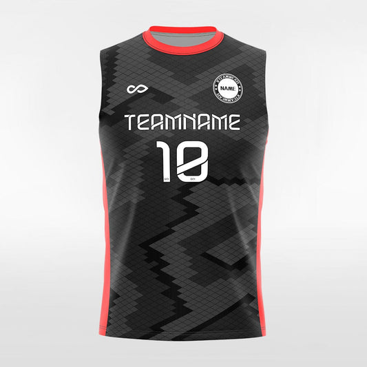 Mosaic Camouflage - Customized Men's Sublimated Sleeveless Football Jersey