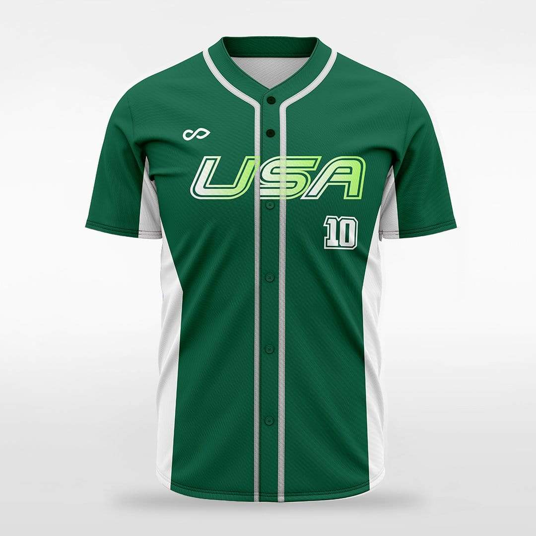 Electron - Customized Men's Sublimated Full-Button Baseball Jersey