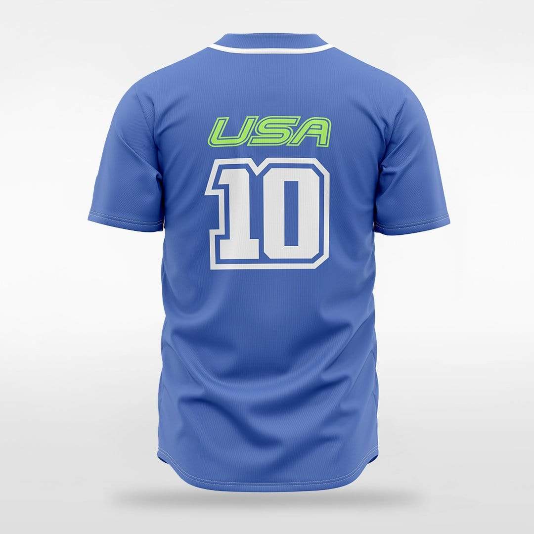 Electron - Customized Men's Sublimated Full-Button Baseball Jersey