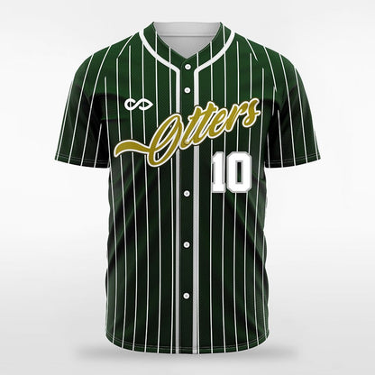 Chivalry - Customized Men's Sublimated Full-Button Baseball Jersey