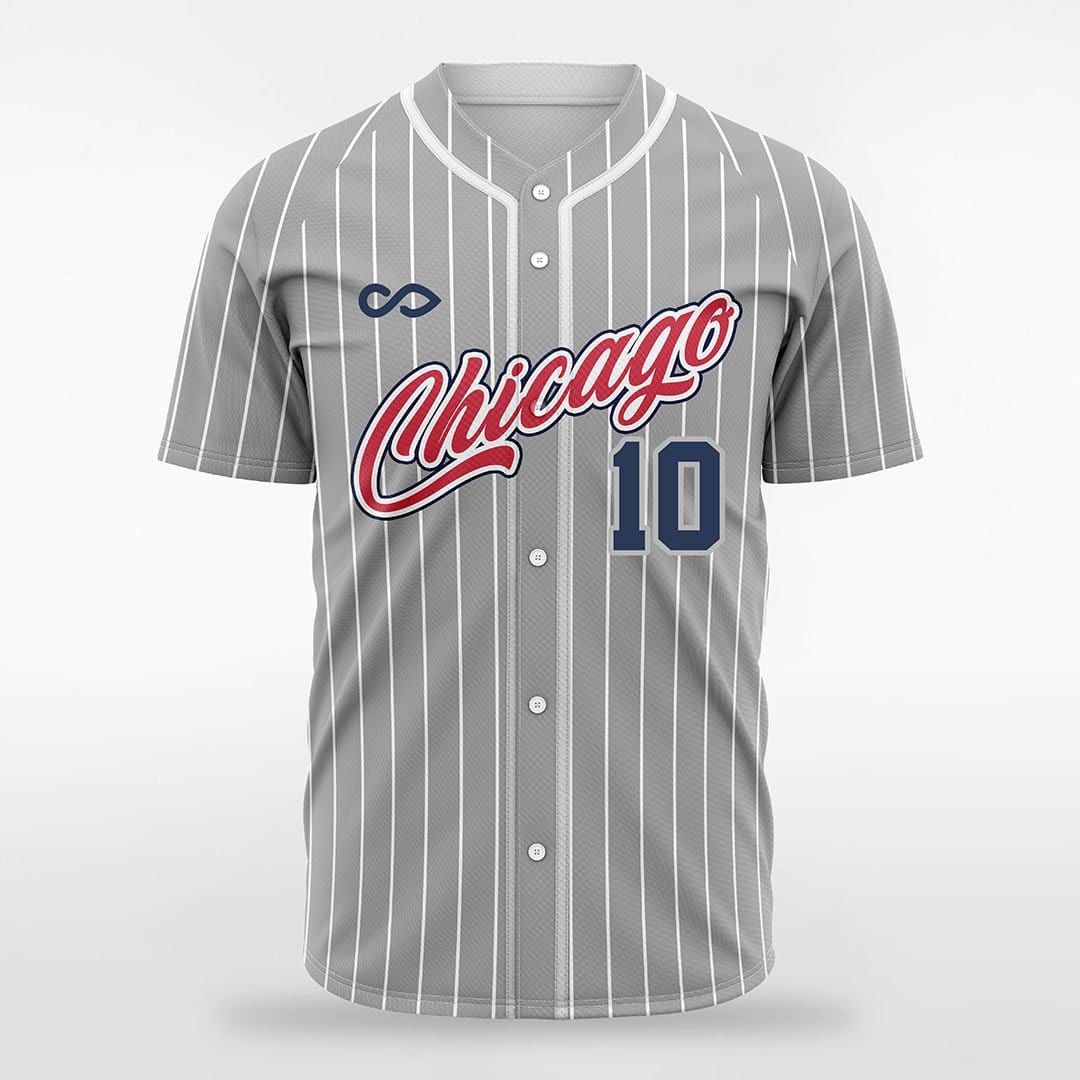 Chivalry - Customized Men's Sublimated Full-Button Baseball Jersey